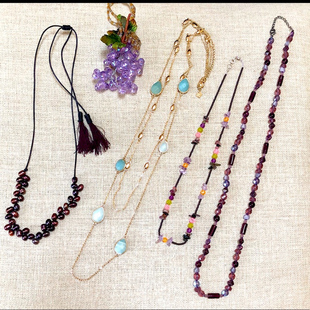 Lot of 4 Fashion Necklaces